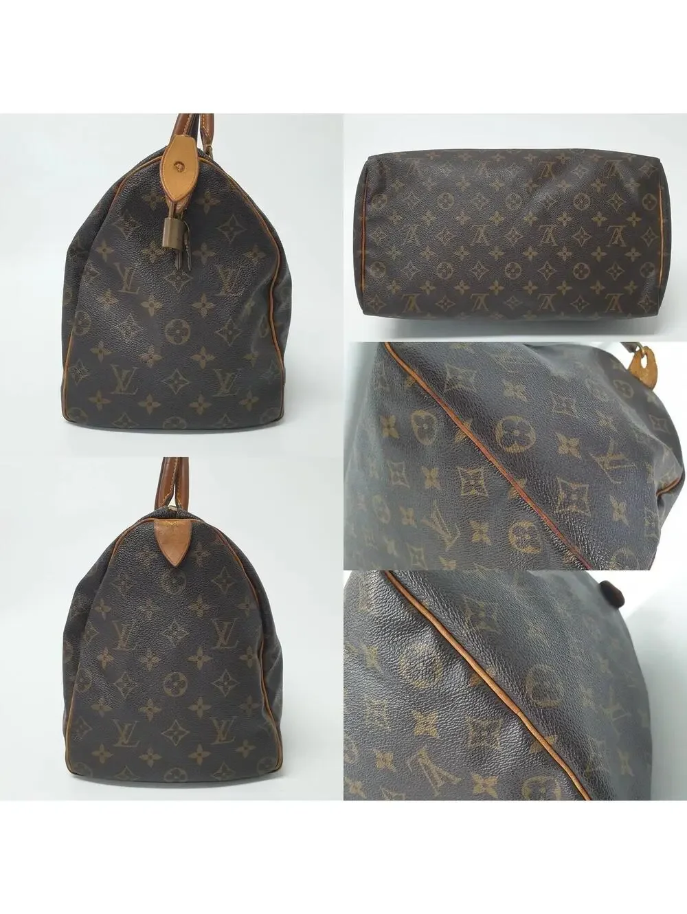 $1700 2005 Louis Vuitton Speedy 35 Monogram AA0065